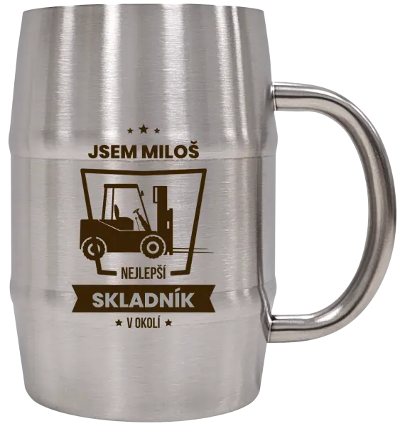 Nerezový chladicí půllitr Nejlepší v okolí - skladník