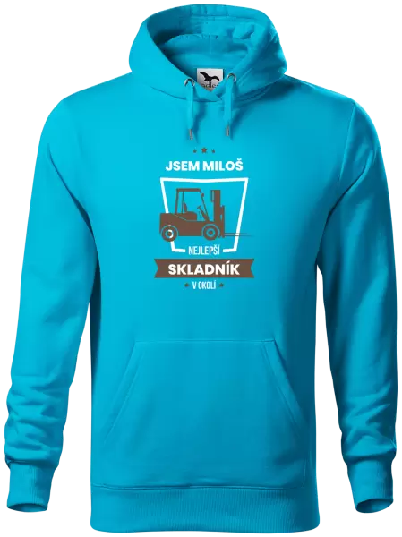 Pánská mikina Nejlepší v okolí - skladník