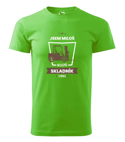 Pánské tričko Nejlepší v okolí - skladník