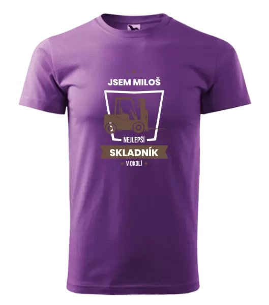 Pánské tričko Nejlepší v okolí - skladník