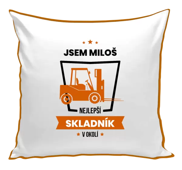 Polštář Nejlepší v okolí - skladník