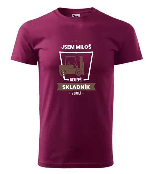Pánské tričko Nejlepší v okolí - skladník
