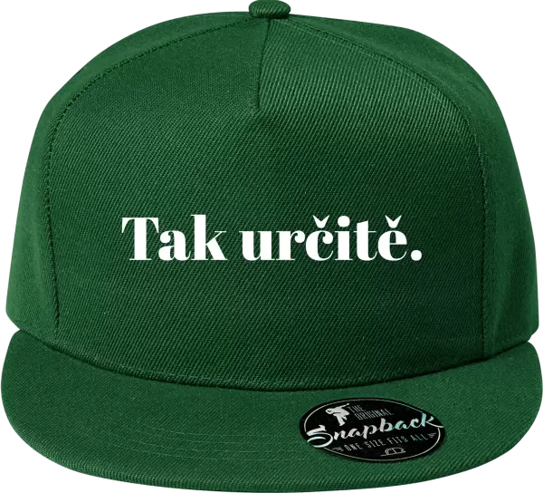 Snapback kšiltovka Tak určitě.