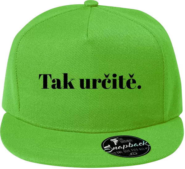 Snapback kšiltovka Tak určitě.