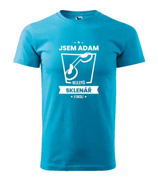 Pánské tričko Nejlepší v okolí - sklenář