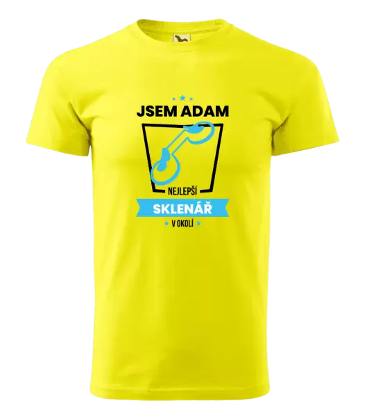 Pánské tričko Nejlepší v okolí - sklenář