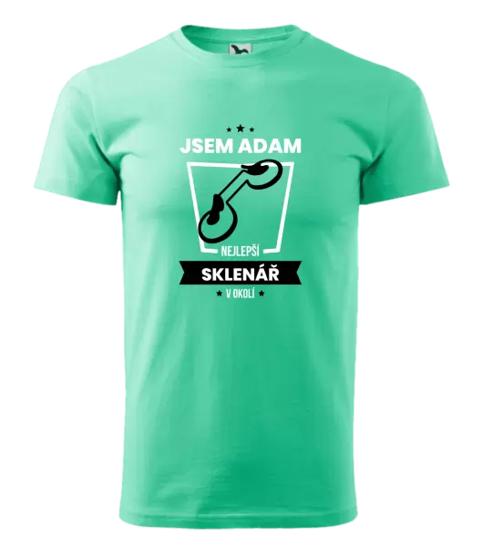 Pánské tričko Nejlepší v okolí - sklenář