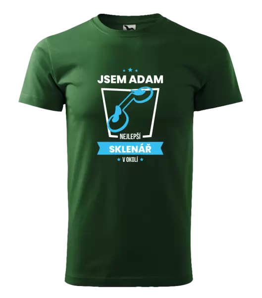 Pánské tričko Nejlepší v okolí - sklenář