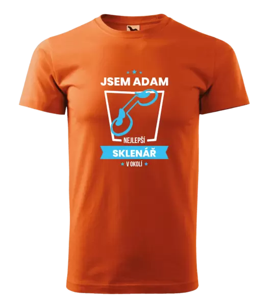 Pánské tričko Nejlepší v okolí - sklenář