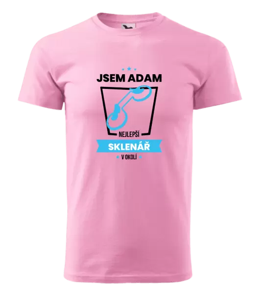 Pánské tričko Nejlepší v okolí - sklenář