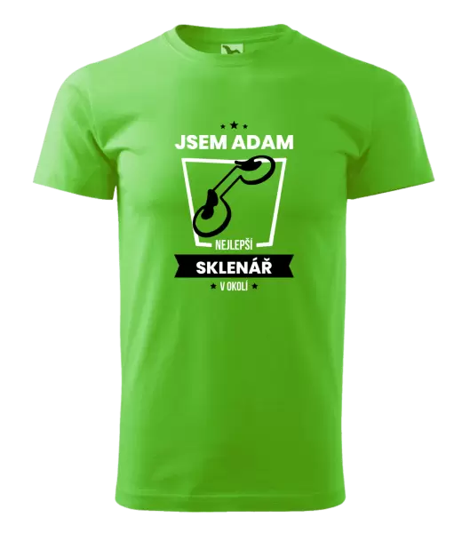 Pánské tričko Nejlepší v okolí - sklenář