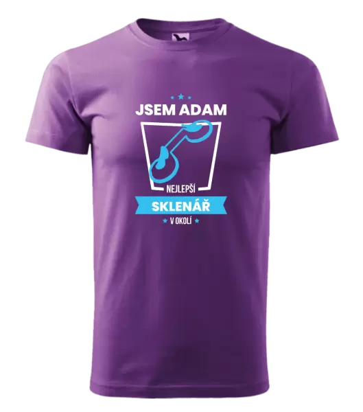 Pánské tričko Nejlepší v okolí - sklenář