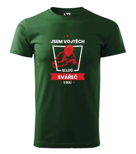 Pánské tričko Nejlepší v okolí - svářeč