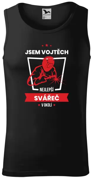 Pánské tílko Nejlepší v okolí - svářeč