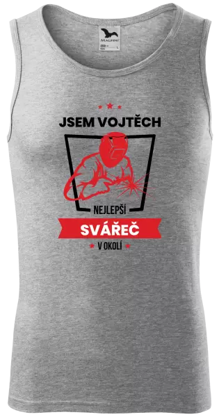 Pánské tílko Nejlepší v okolí - svářeč