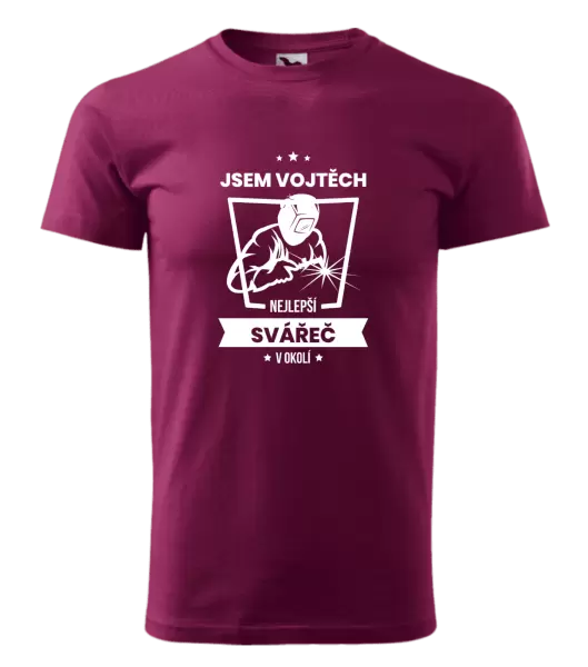 Pánské tričko Nejlepší v okolí - svářeč