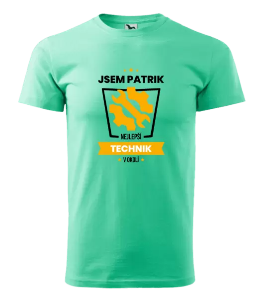 Pánské tričko Nejlepší v okolí - technik