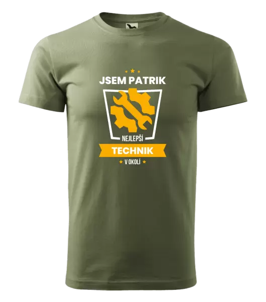 Pánské tričko Nejlepší v okolí - technik