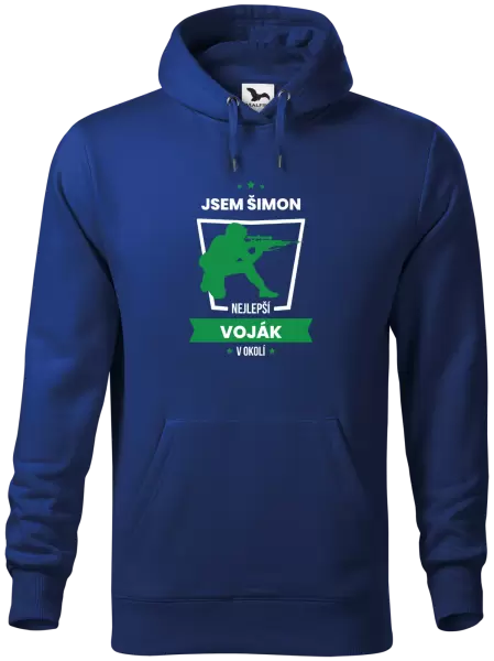 Pánská mikina Nejlepší v okolí - voják