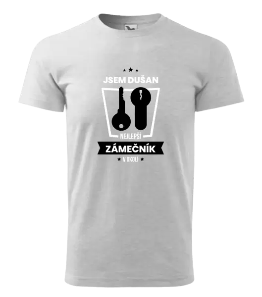 Pánské tričko Nejlepší v okolí - zámečník