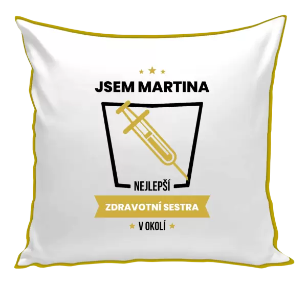 Polštář Nejlepší v okolí - zdravotní sestra