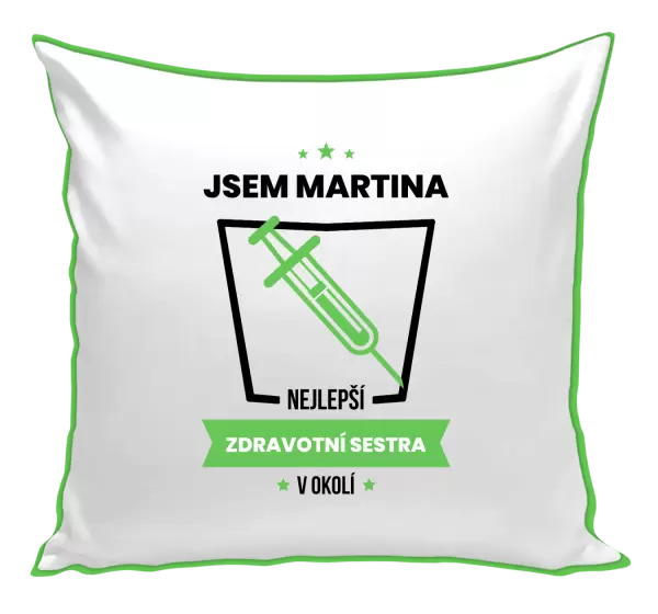 Polštář Nejlepší v okolí - zdravotní sestra