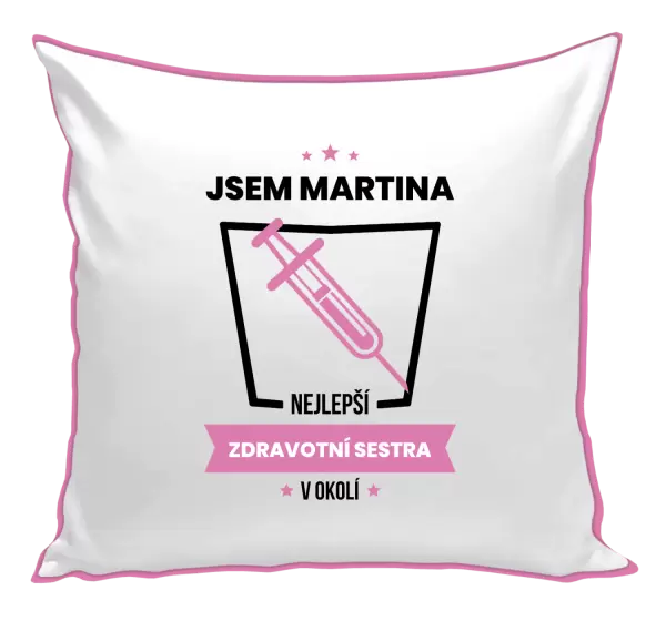 Polštář Nejlepší v okolí - zdravotní sestra