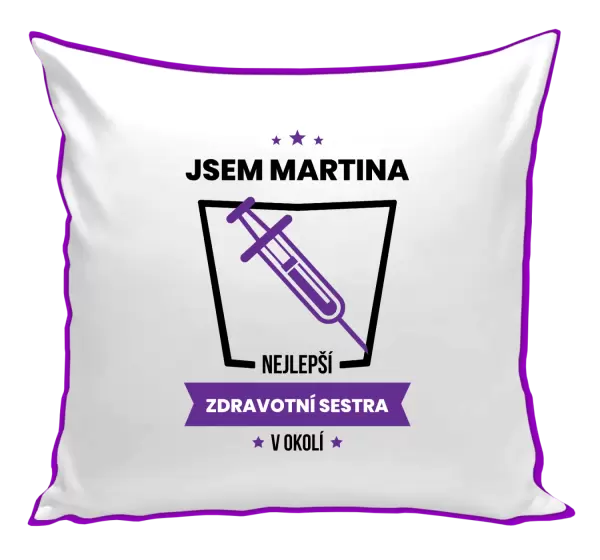 Polštář Nejlepší v okolí - zdravotní sestra