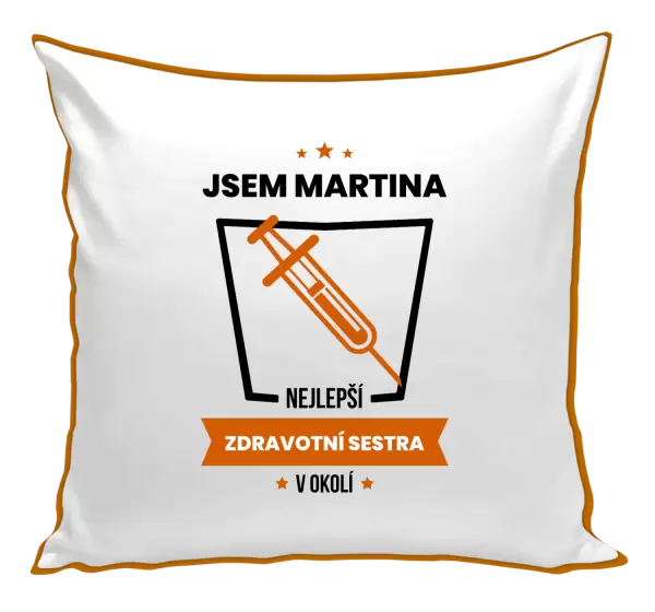 Polštář Nejlepší v okolí - zdravotní sestra