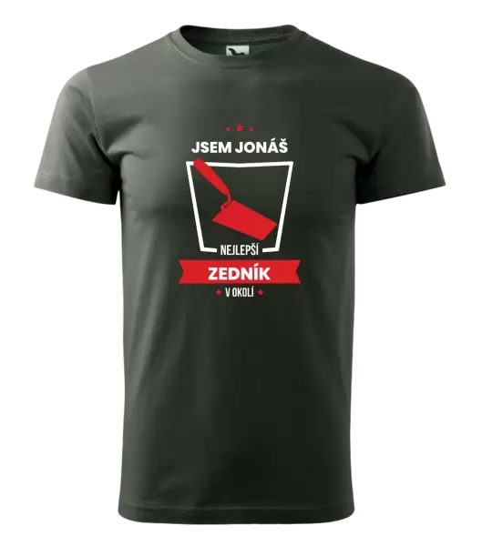 Pánské tričko Nejlepší v okolí - zedník