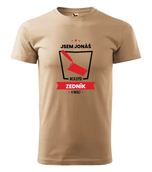 Pánské tričko Nejlepší v okolí - zedník