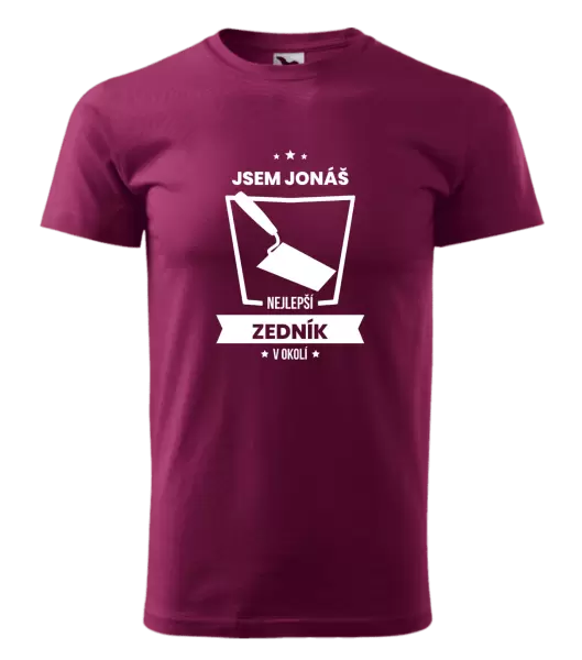 Pánské tričko Nejlepší v okolí - zedník