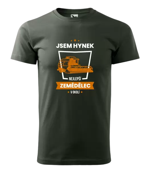 Pánské tričko Nejlepší v okolí - zemědělec