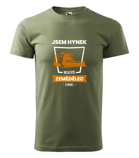 Pánské tričko Nejlepší v okolí - zemědělec