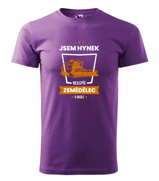 Pánské tričko Nejlepší v okolí - zemědělec