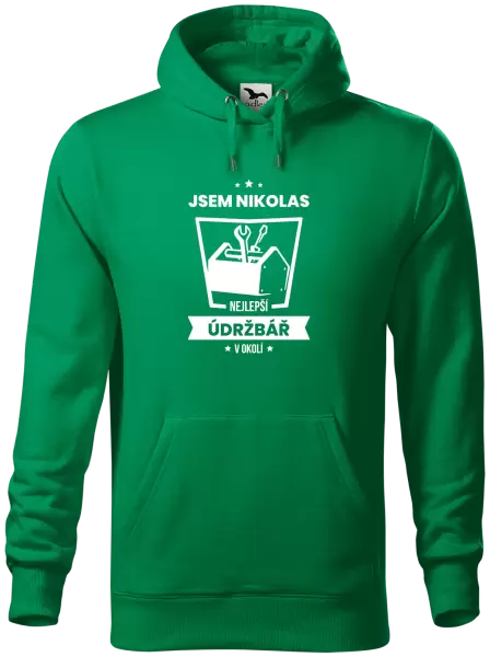 Pánská mikina Nejlepší v okolí - údržbář