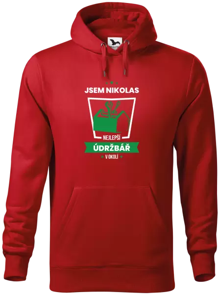 Pánská mikina Nejlepší v okolí - údržbář