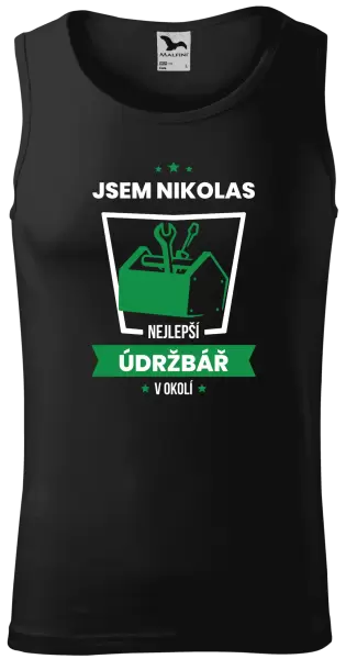 Pánské tílko Nejlepší v okolí - údržbář
