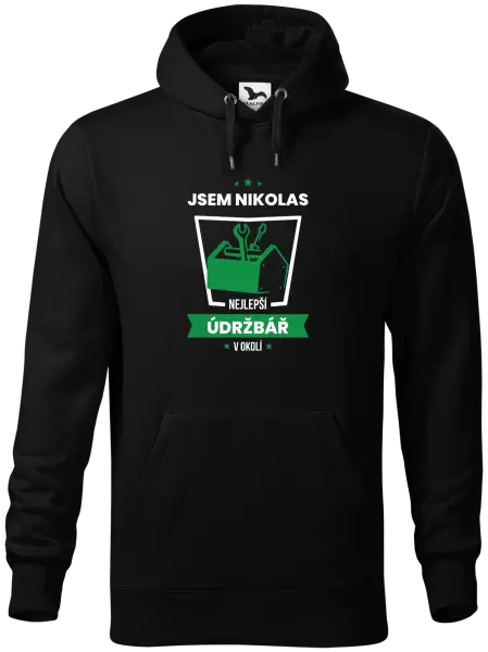 Pánská mikina Nejlepší v okolí - údržbář