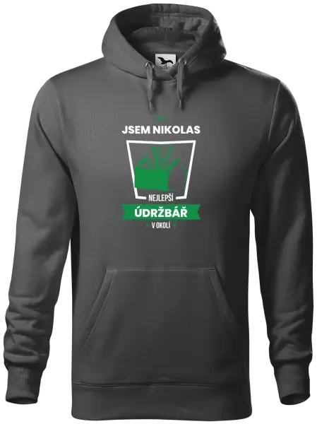 Pánská mikina Nejlepší v okolí - údržbář