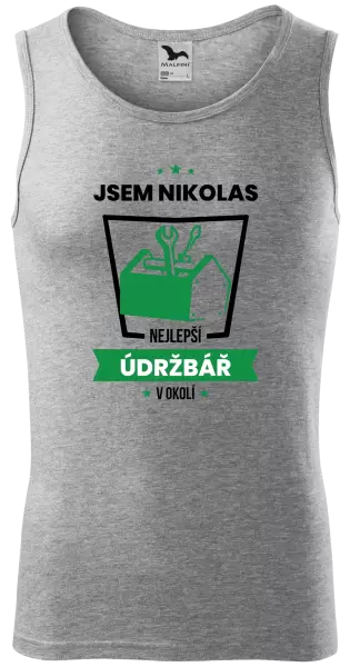 Pánské tílko Nejlepší v okolí - údržbář
