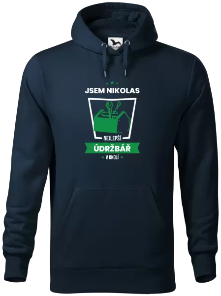 Pánská mikina Nejlepší v okolí - údržbář