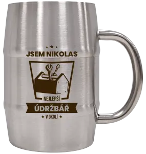 Nerezový chladicí půllitr Nejlepší v okolí - údržbář