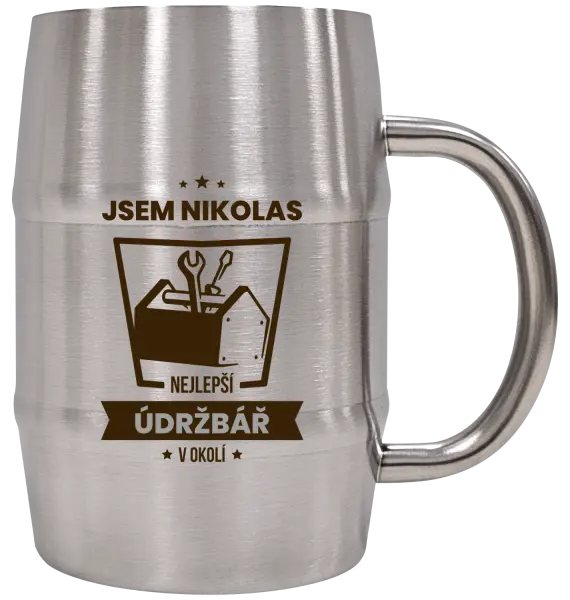 Nerezový chladicí půllitr Nejlepší v okolí - údržbář