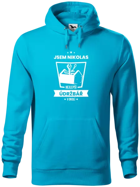 Pánská mikina Nejlepší v okolí - údržbář