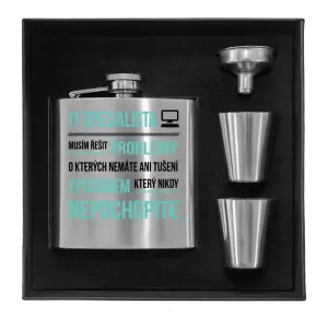 Placatka v krabičce Musím řešit problémy - IT specialista