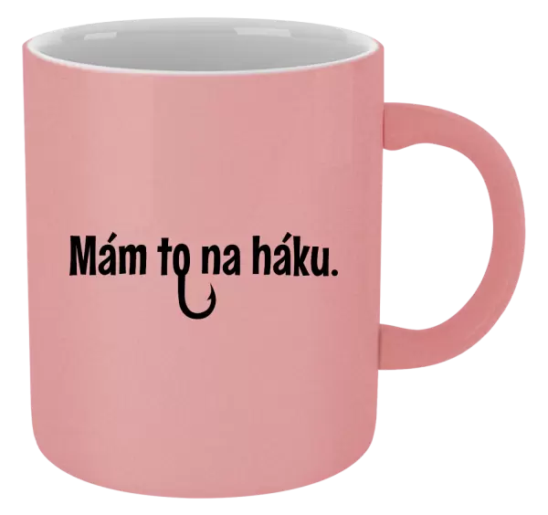 Metalický hrnek Mám to na háku
