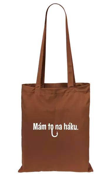 Látková taška Mám to na háku