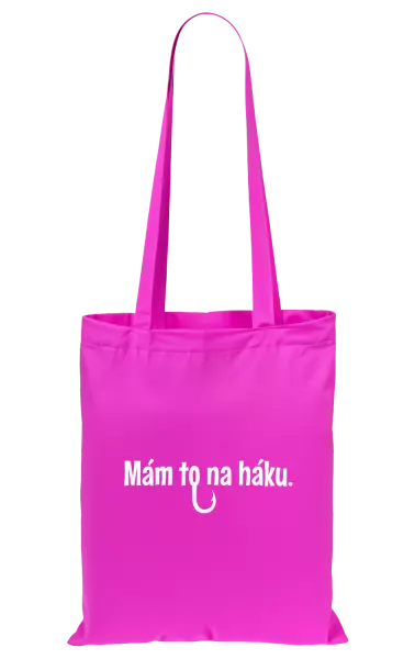 Látková taška Mám to na háku