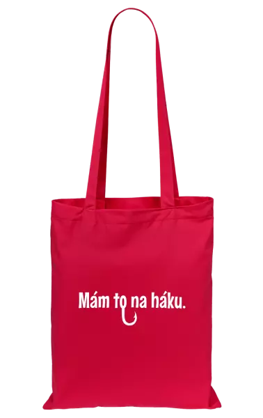 Látková taška Mám to na háku
